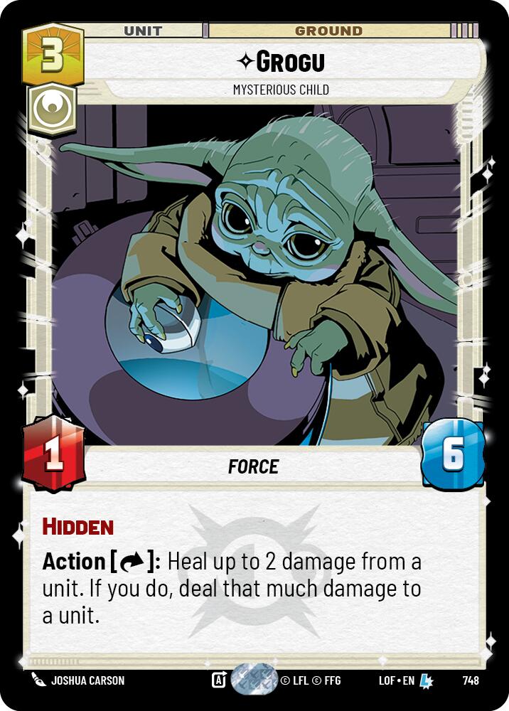 Grogu - Niño Misterioso (748) (Foil) (748) [Leyendas de la Fuerza]