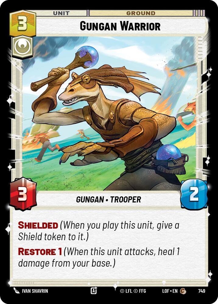 Guerrero Gungan (749) (Foil) (749) [Leyendas de la Fuerza]
