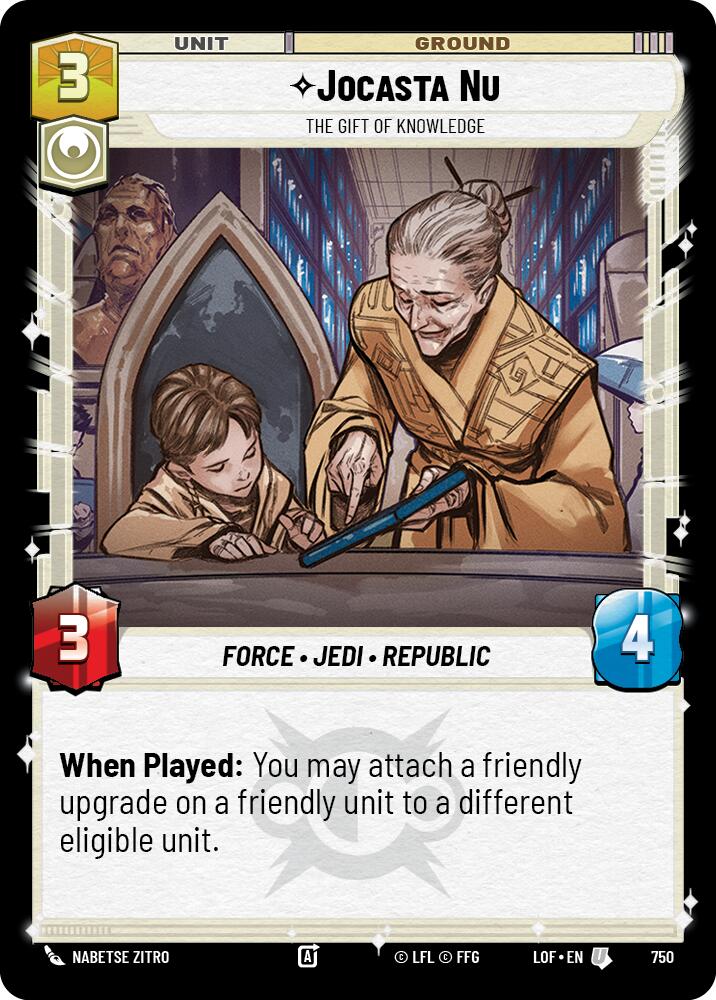 Jocasta Nu - El Don del Conocimiento (750) (Foil) (750) [Legends of the Force]