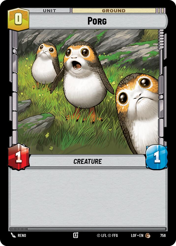 Porg (756) (Foil) (756) [Leyendas de la Fuerza]