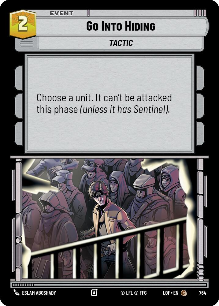 Go Into Hiding (764) (Foil) (764) [Leyendas de la Fuerza]