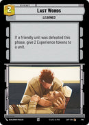 Últimas palabras (765) (Foil) (765) [Leyendas de la Fuerza]