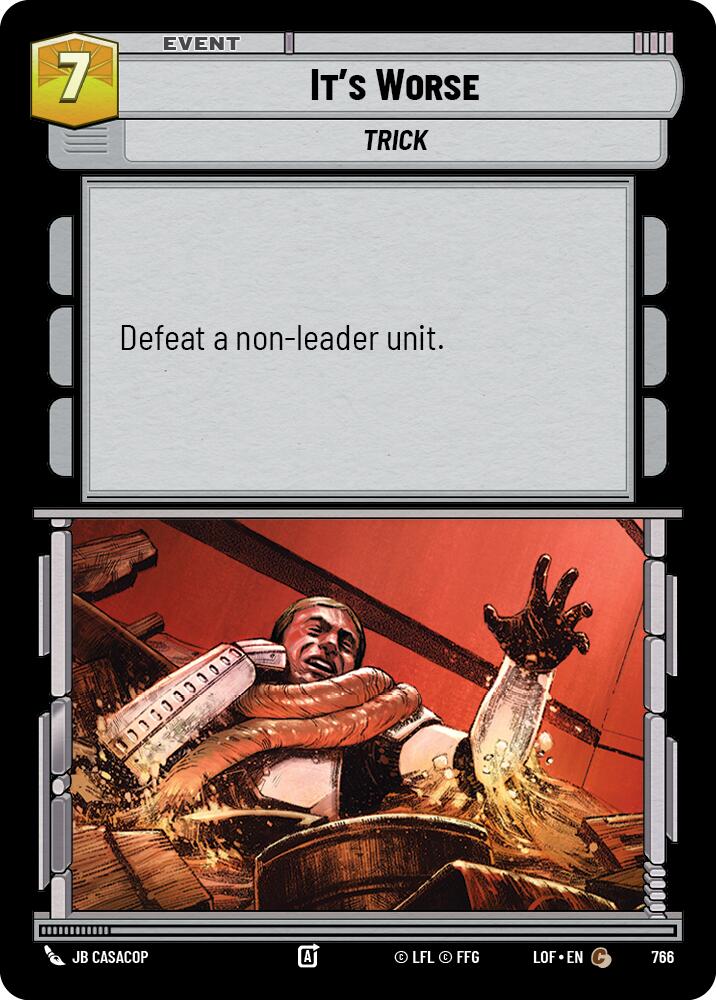 Es Peor (766) (Foil) (766) [Legends of the Force]