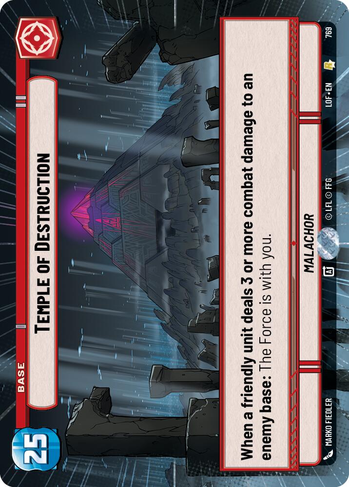 Templo de la Destrucción (769) (Hyperspace Foil) (769) [Legends of the Force]