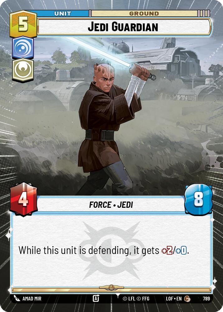Jedi Guardián (789) (Hyperspace Foil) (789) [Leyendas de la Fuerza]