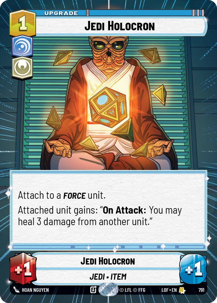 Holocrón Jedi (791) (Holográfico Hipersalto) (791) [Leyendas de la Fuerza]