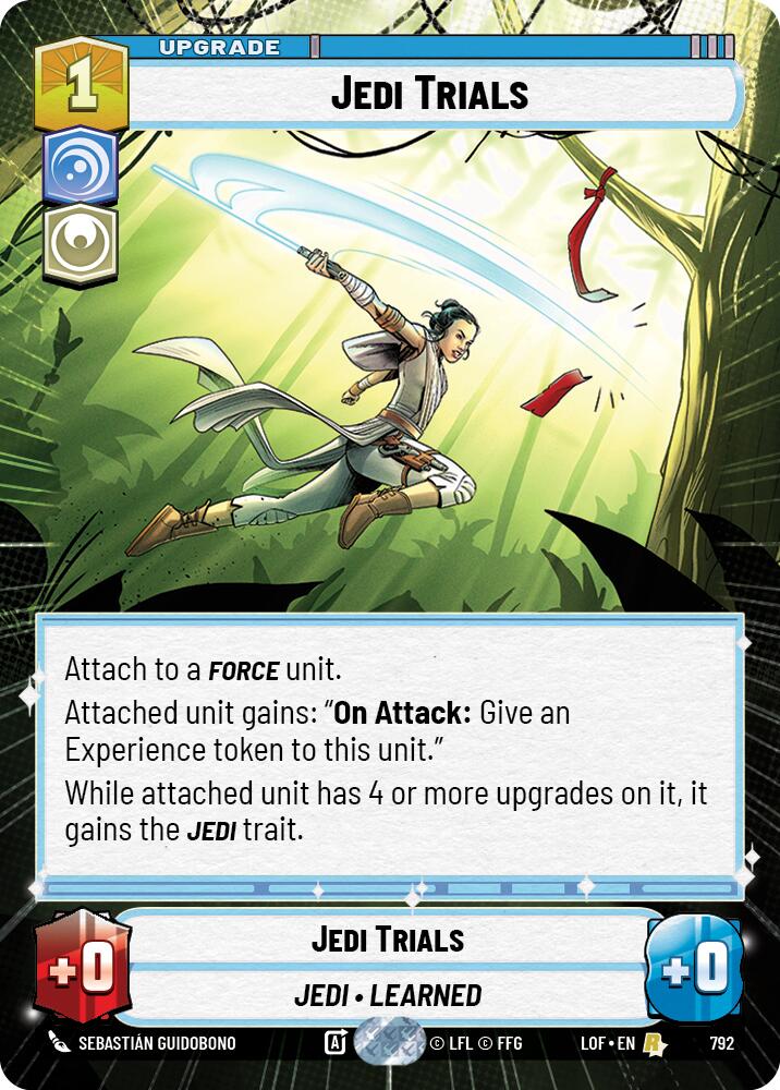 Pruebas Jedi (792) (Hyperspace Foil) (792) [Legends of the Force]