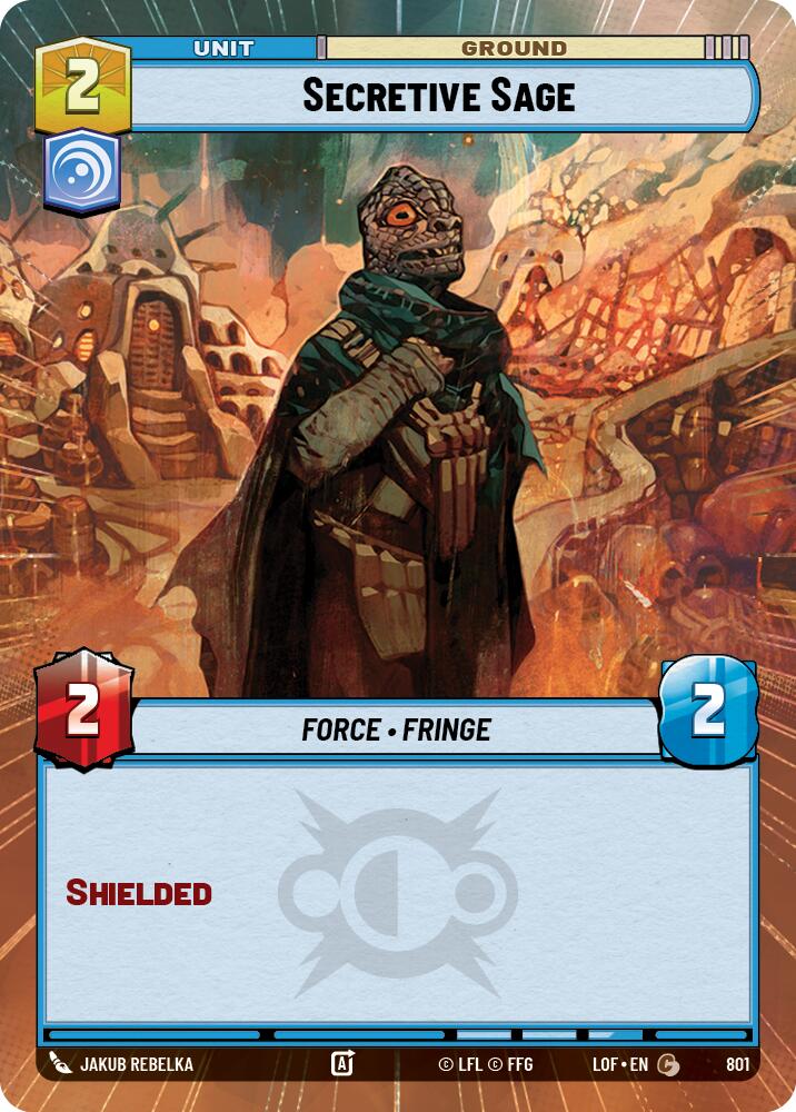 Sabio sigiloso (801) (Hiperepacio foil) (801) [Leyendas de la Fuerza]
