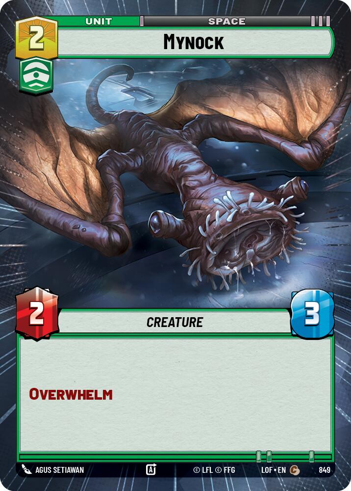 Mynock (849) (Lámina hiperespacial) (849) [Leyendas de la Fuerza]