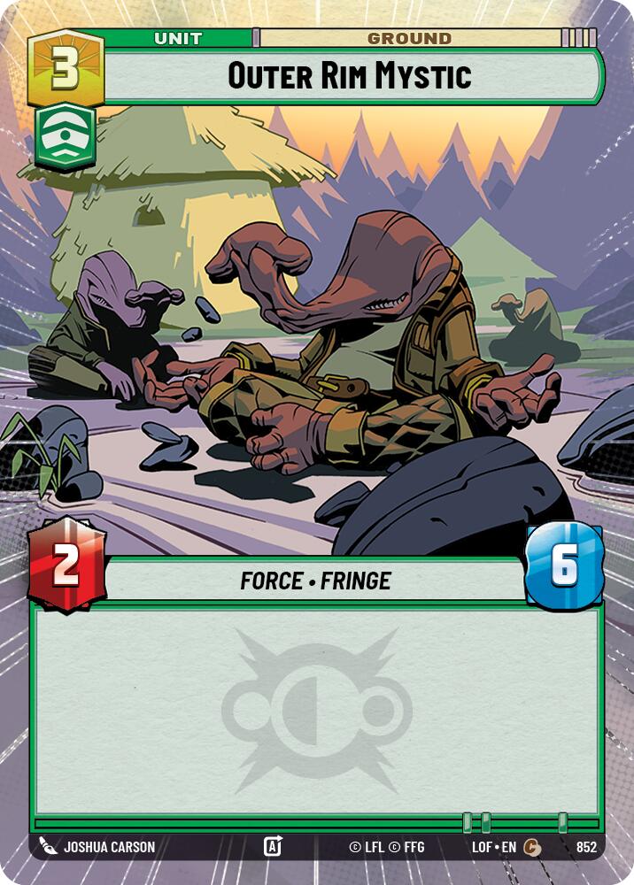 Místico del Borde Exterior (852) (Foil de Hiperespacio) (852) [Leyendas de la Fuerza]