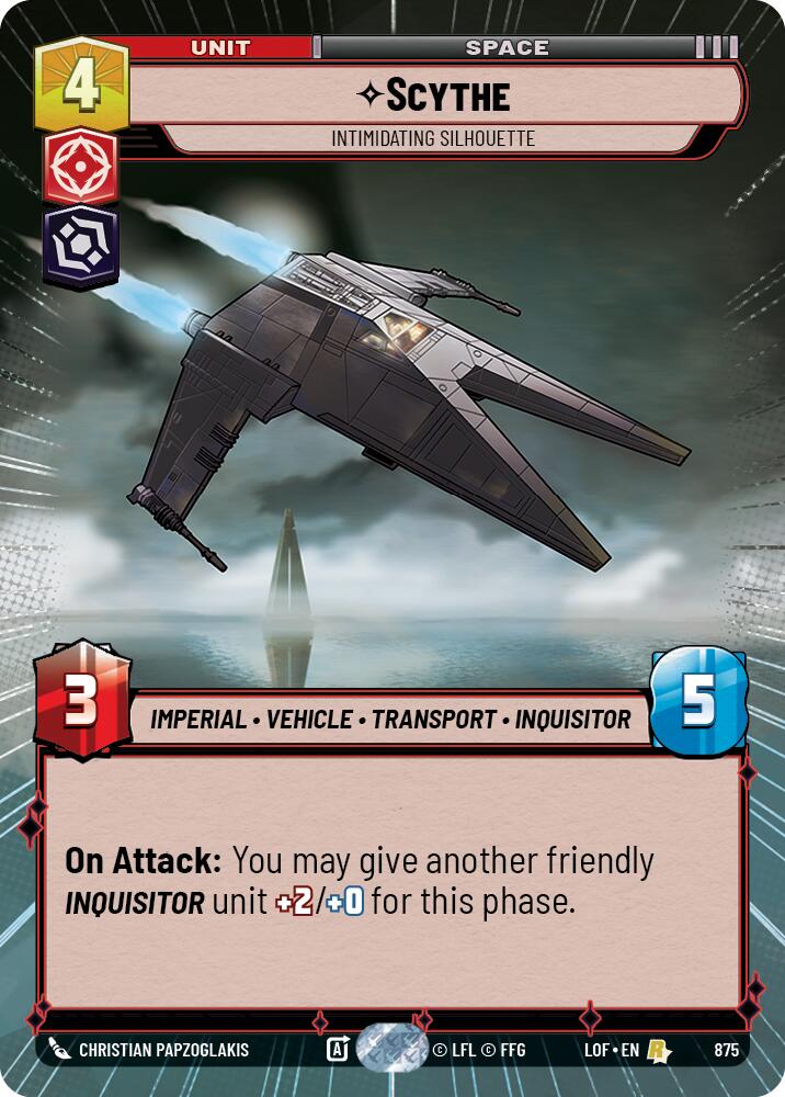 Guadaña - Silueta intimidante (875) (Hyperspace Foil) (875) [Legends of the Force]