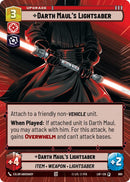 Sable de Luz de Darth Maul (880) (Lámina Hiperespacial) (880) [Leyendas de la Fuerza]