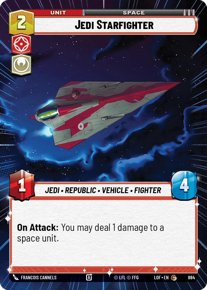Caza Estelar Jedi (884) (Hyperspace Foil) (884) [Leyendas de la Fuerza]