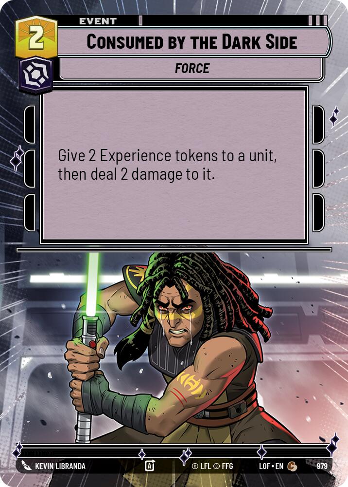 Consumido por el Lado Oscuro (979) (Hyperspace Foil) (979) [Legends of the Force]