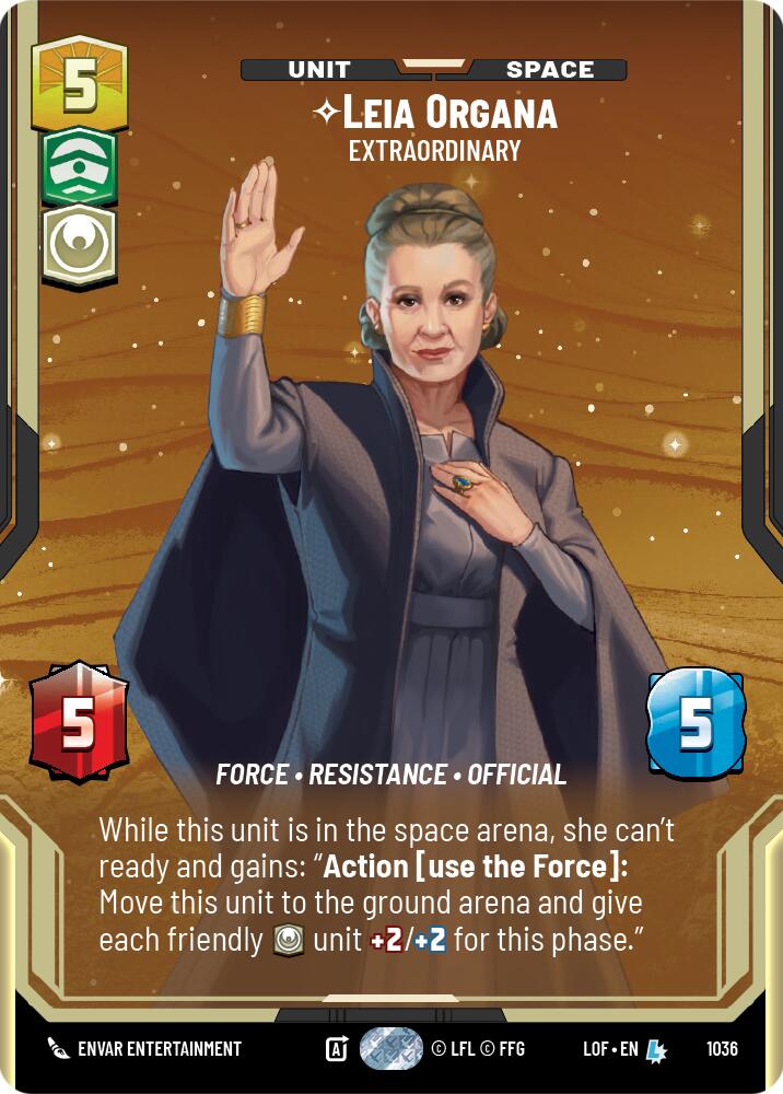 Leia Organa - Extraordinaria (1036) (Prestigio) (1036) [Leyendas de la Fuerza]
