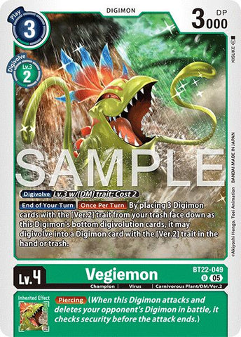 Vegiemon [BT22-049] [Jardín del Edén Cibernético]