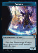 Guerrero kor // Mago Ficha de dos caras [Commander Legends: Battle for Baldur's Gate Tokens]