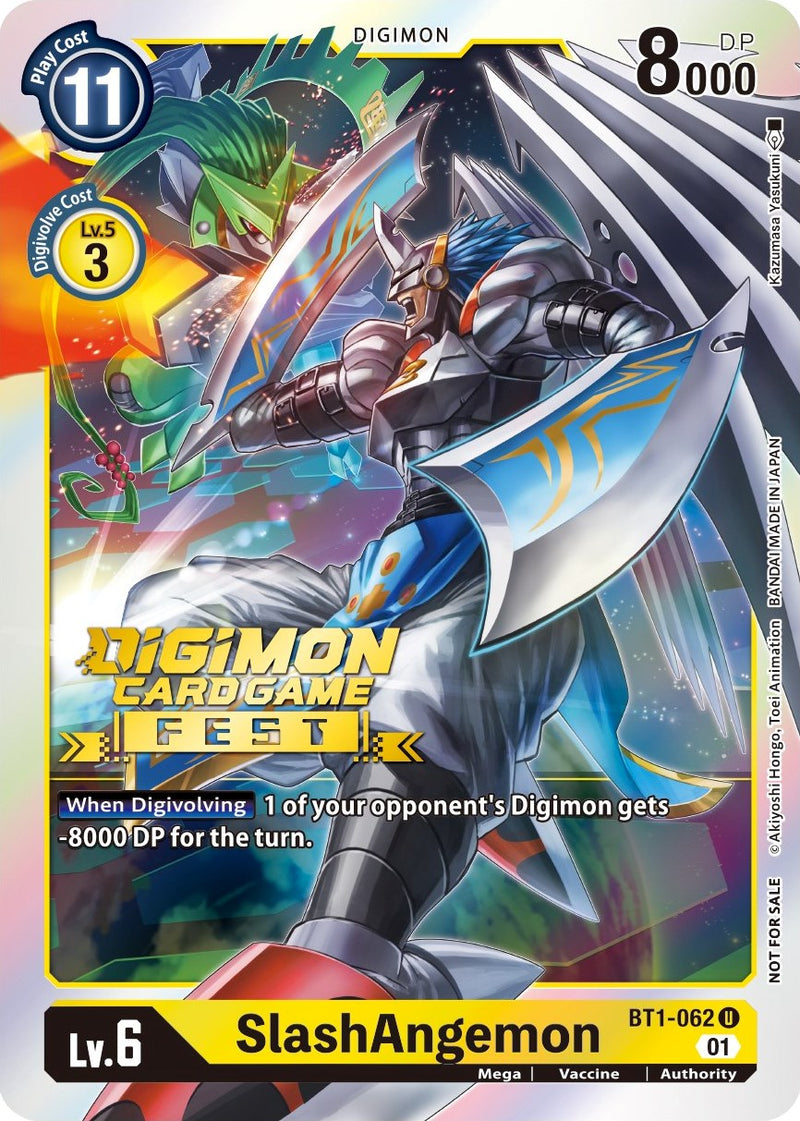 SlashAngemon [BT1-062] (Digimon Card Game Fest 2022) [Promociones del Booster Especial de Lanzamiento]