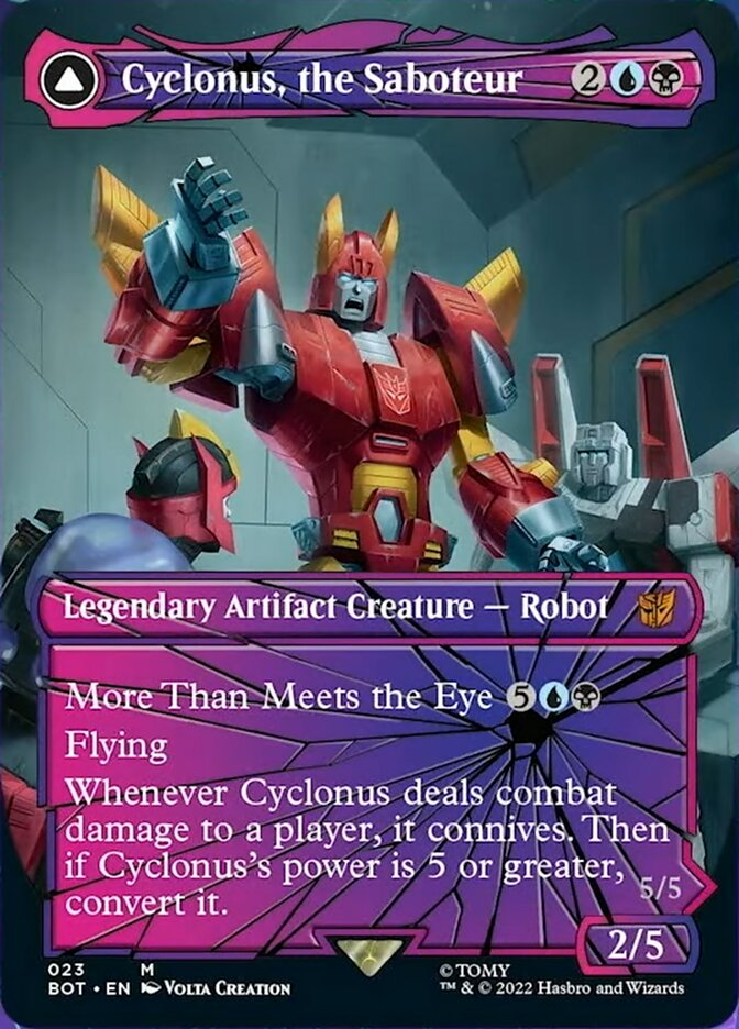 Cyclonus, le saboteur // Cyclonus, chasseur cybertronien (Shattered Glass) [Transformers]