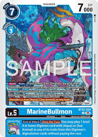 MarineBullmon [BT22-024] [Ciber Edén]