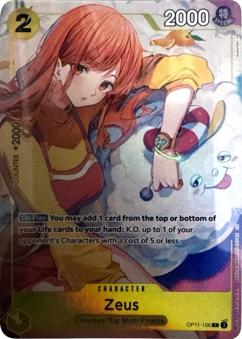 Zeus (Tapis de jeu officiel – Édition Bandai Card Games Fest 24-25) [Cartes promotionnelles One Piece]