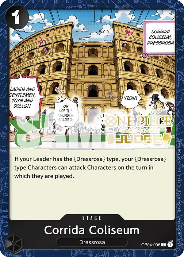 Corrida Colisée (Juge Pack Vol. 6) [Cartes promotionnelles One Piece]