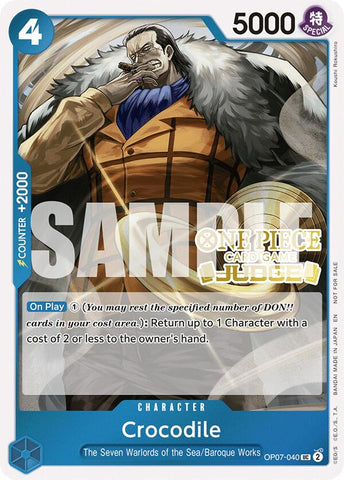 Cocodrilo (Judge Pack Vol. 6) [Cartas promocionales de One Piece]