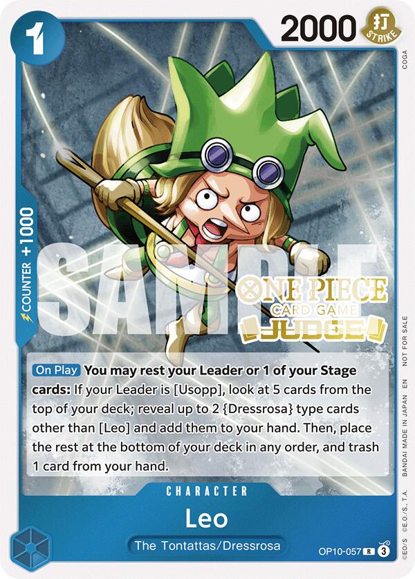 Leo (Pack Juge Vol. 6) [Cartes Promotionnelles One Piece]