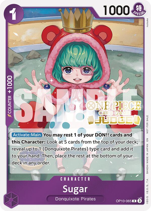 Sugar (Pack Juge Vol. 6) [Cartes promotionnelles One Piece]