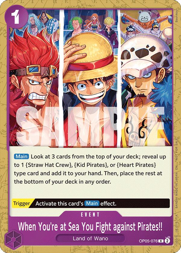 Quand vous êtes en mer, vous vous battez contre des pirates !! (Boutique de la Ligue des Pirates 2025) [Qualifications] [Cartes promotionnelles One Piece]