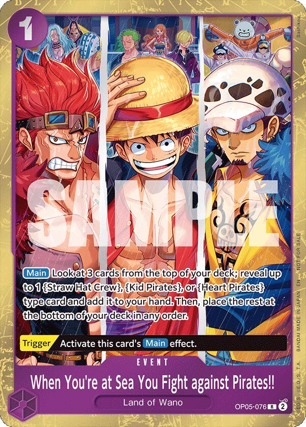 En mer, on se bat contre des pirates !! (Qualifications pour la Ligue des Pirates 2025) [Gagnant] [Cartes promotionnelles One Piece]