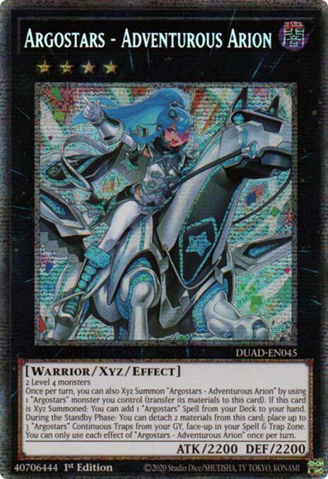 Argostars - Arion Aventurero (Starlight Rare) [DUAD-EN045] Starlight Rare