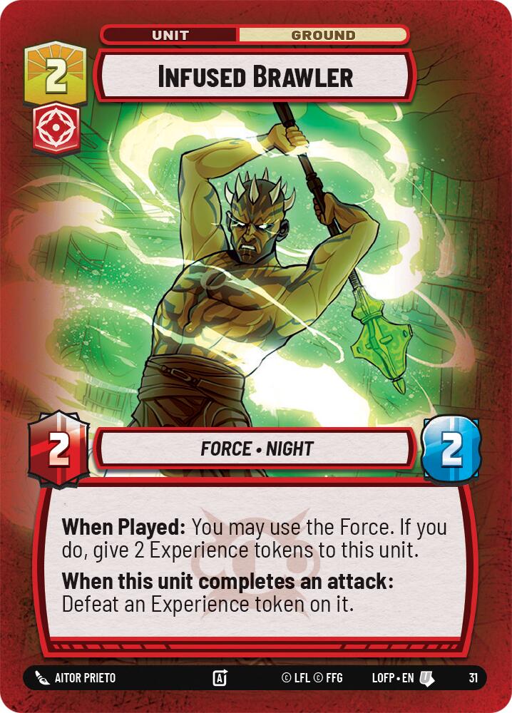 Luchador infundido (31) (31) [Leyendas de la Fuerza: Juego Semanal]