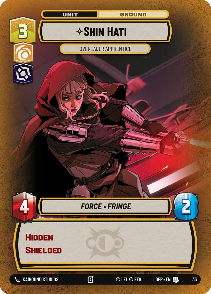 Shin Hati - Aprendiz demasiado entusiasta (33) (33) [Leyendas de la Fuerza: Juego Semanal]