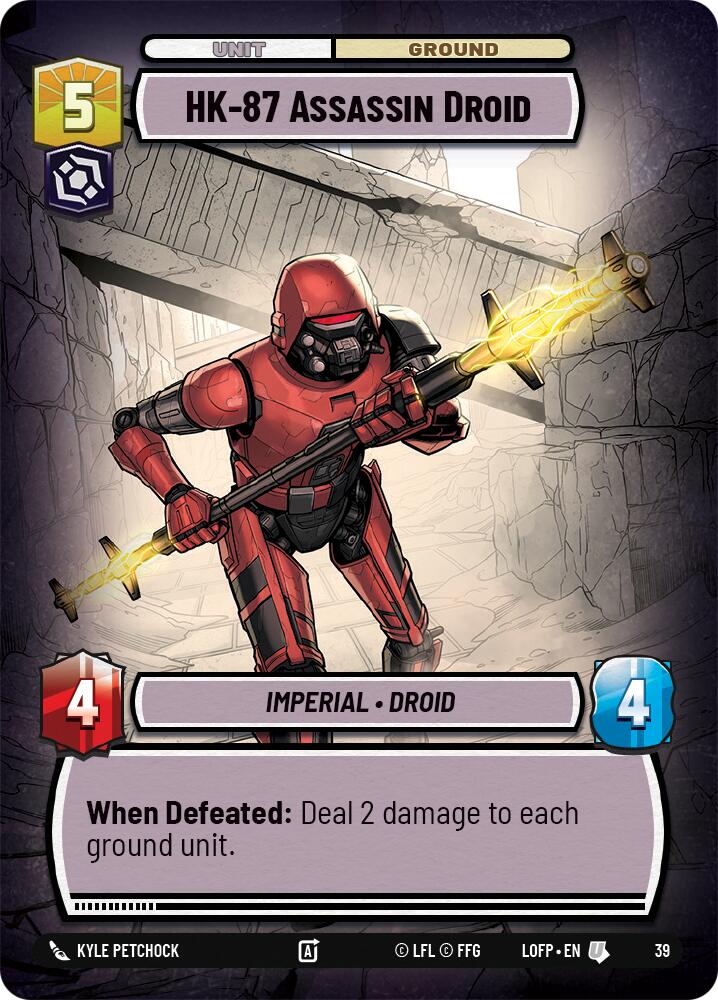 Droide asesino HK-87 (39) (39) [Leyendas de la Fuerza: Juego Semanal]