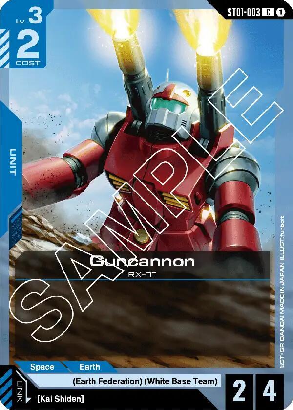 Guncannon - Starter Deck 01: Heroic Beginnings (ST01-3)