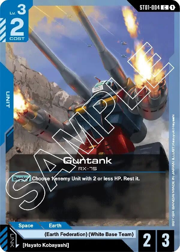 Image for Guntank (ST01-004) (ST01) - Gundam Card Game