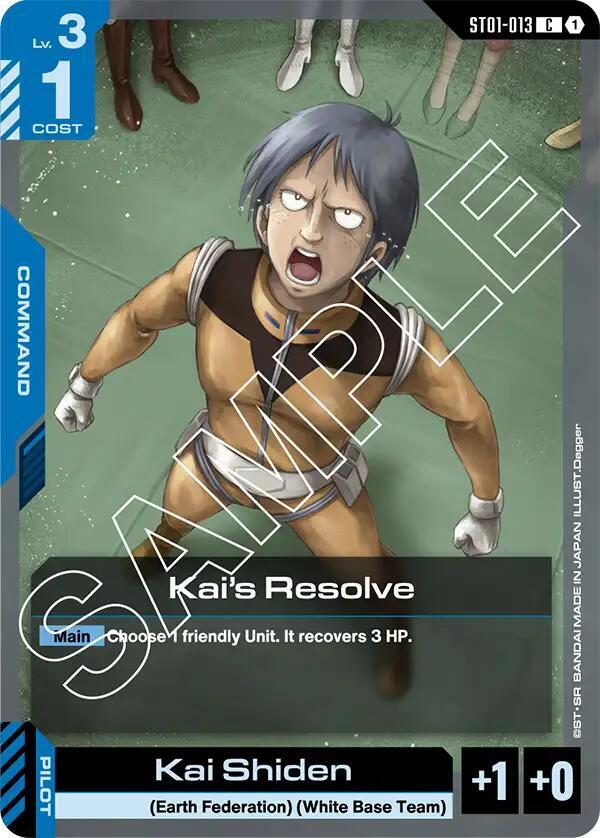 Kai's Resolve - Starter Deck 01: Heroic Beginnings (ST01-13)