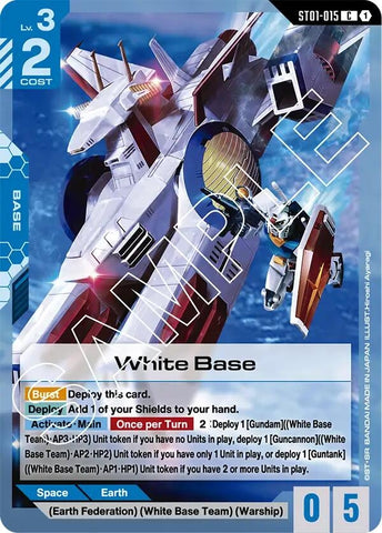 Image for White Base (ST01-015) (ST01) - Gundam Card Game