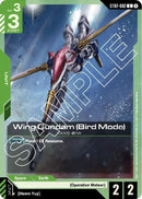 Wing Gundam (Bird Mode) - Starter Deck 02: Wings of Advance (ST02-2)