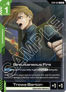 Image for Simultaneous Fire (ST02-012) (ST02) - Gundam Card Game