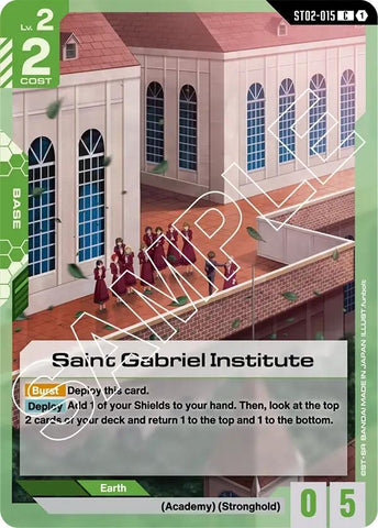 Image for Saint Gabriel Institute (ST02-015) (ST02) - Gundam Card Game