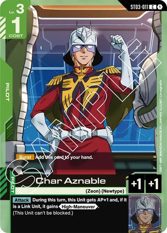 Image for Char Aznable (ST03-011) (ST03) - Gundam Card Game