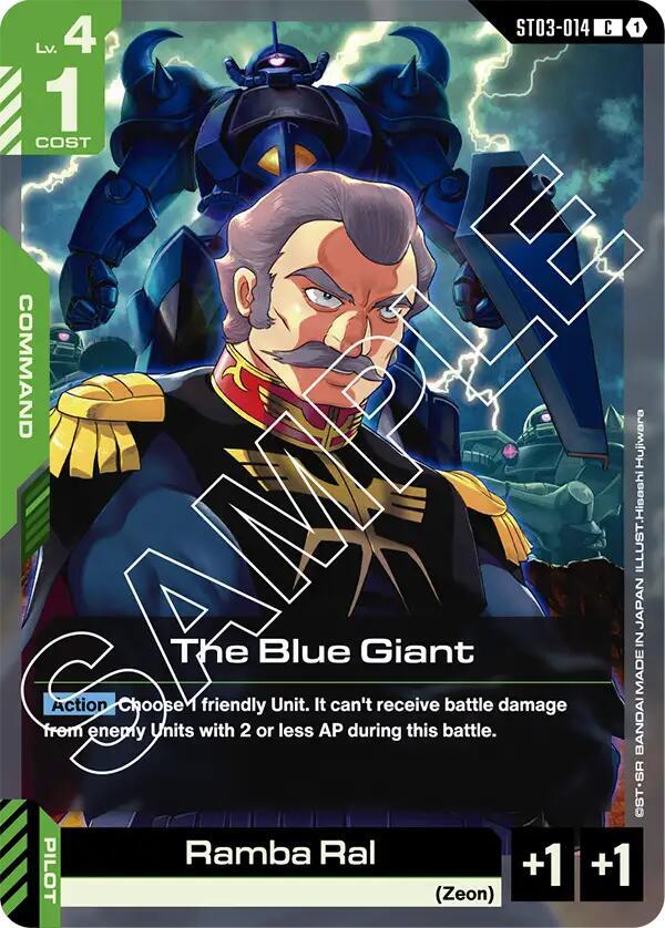 The Blue Giant - Starter Deck 03: Zeon's Rush (ST03-14)