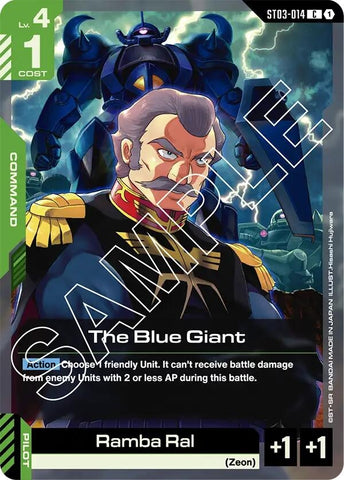 Image for The Blue Giant (ST03-014) (ST03) - Gundam Card Game
