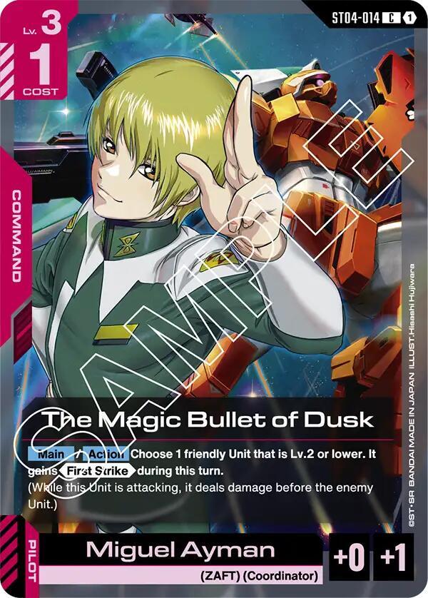 The Magic Bullet of Dusk - Starter Deck 04: SEED Strike (ST04-14)