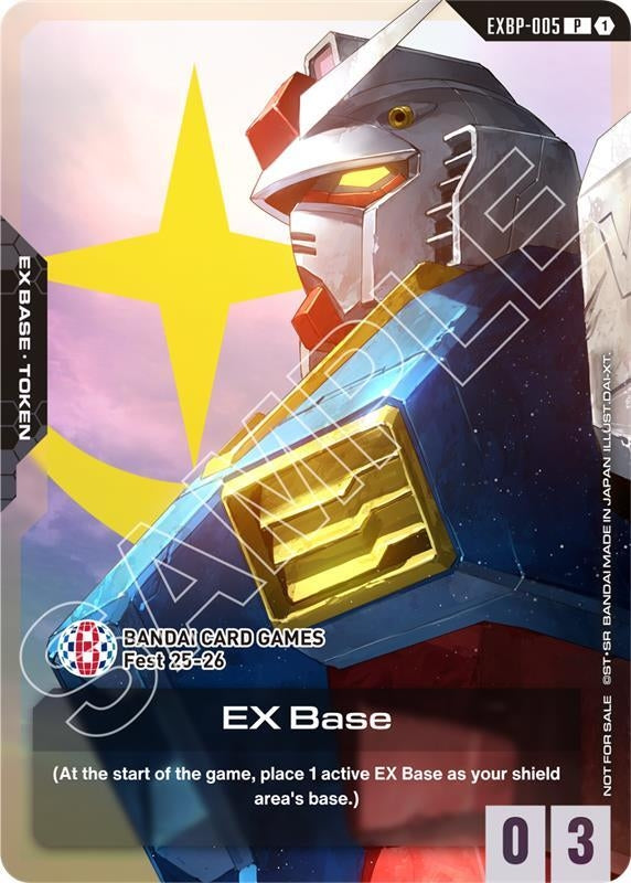 Image for EX Base (EXBP-005) (Mobile Suit Gundam) (EXBP-005) (EXBP) - Gundam Card Game