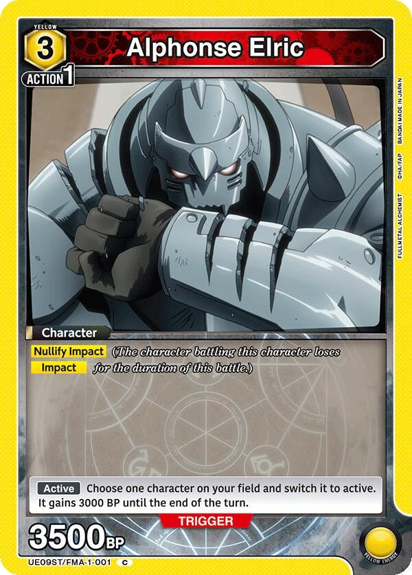 Image for Alphonse Elric (001) (UE09ST/FMA-1-001) (UE09ST) - Union Arena