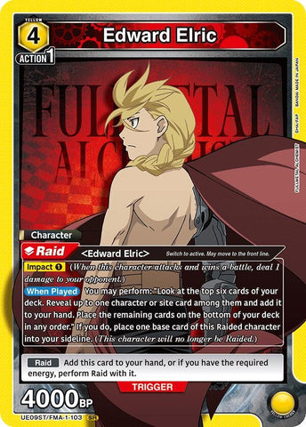 Image for Edward Elric (103) (UE09ST/FMA-1-103) (UE09ST) - Union Arena