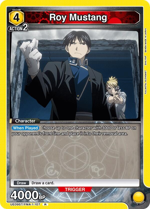 Image for Roy Mustang (107) (UE09ST/FMA-1-107) (UE09ST) - Union Arena
